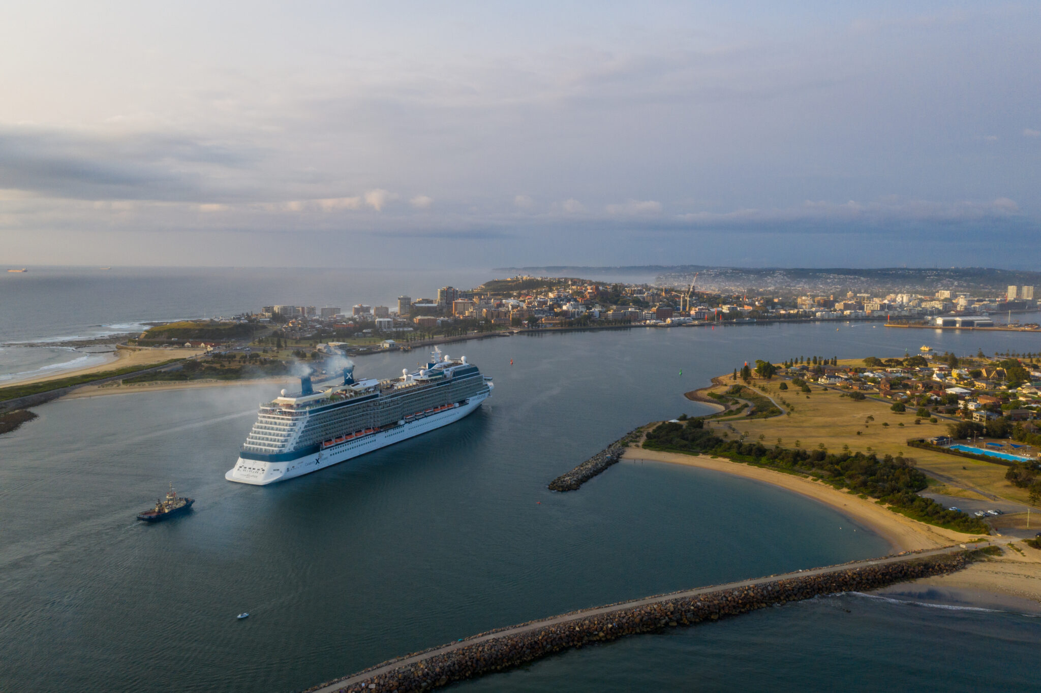 where do cruise ships dock for newcastle